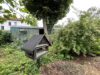 Reserviert !!Einfamilienhaus in Holzständerbauweise ohne PKW-Zufahrt - Birkenwerder - Garten mit Blick zum Bauwagen