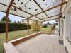 einzigartiges Einfamilienhaus im Bungalowstil - überdachte Terrasse