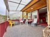 Gemütlicher Wochenendbungalow mit Außendusche und Vollausstattung im KGV "Am Wiesengrund" in Oranienburg - überdachte Terrasse