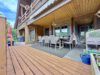 Reserviert ! Gemütliches Blockbohlenhaus – massiv, modernisiert & naturnah in Oranienburg-Schmachtenhagen - überdachte Terrasse